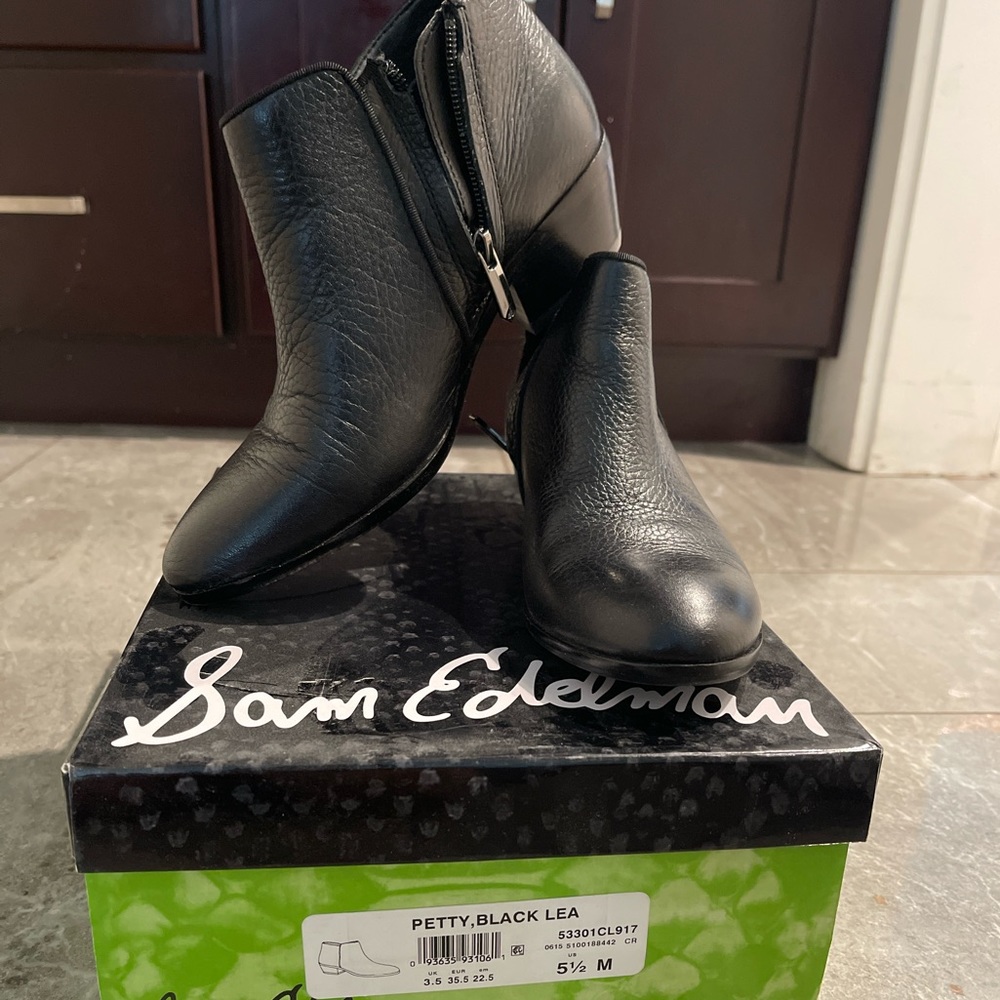 Black same Edelman booties